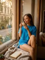 Пижама летняя с шортами — изображение 12