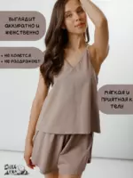 Пижама летняя с шортами — изображение 4